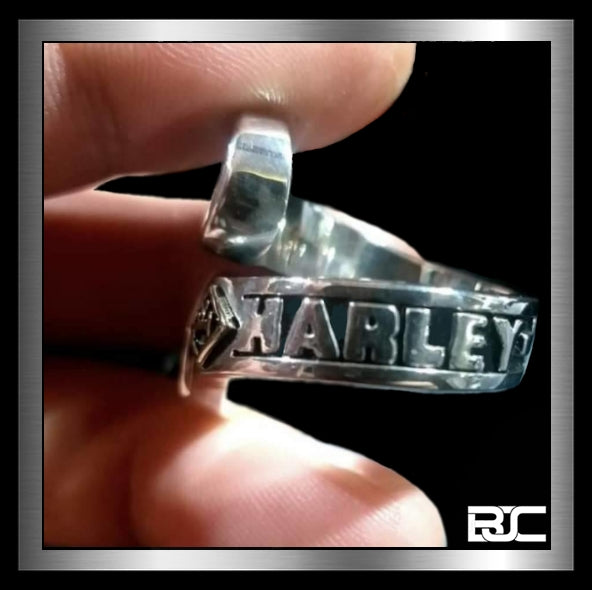 Wrench Ring Biker Mechanic 1%er HD Design In 925 Sterling Silver 4 Biker Jewelry Club and Sinister Silver Co.